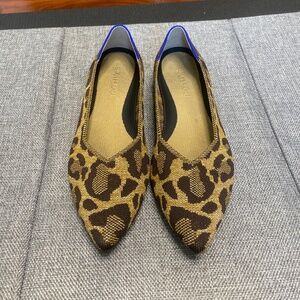 Rothy’s Point 2 Metallic Cat Size 7.5
